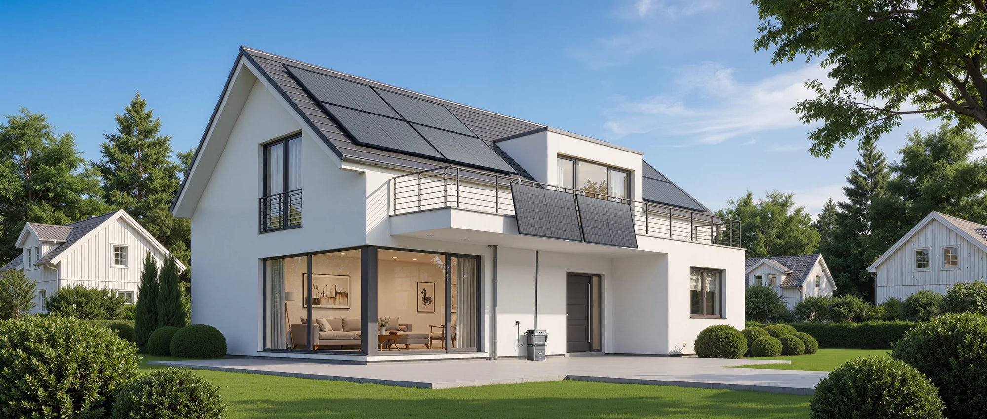Zendure SolarFlow 800 Pro 2 bij een moderne woning