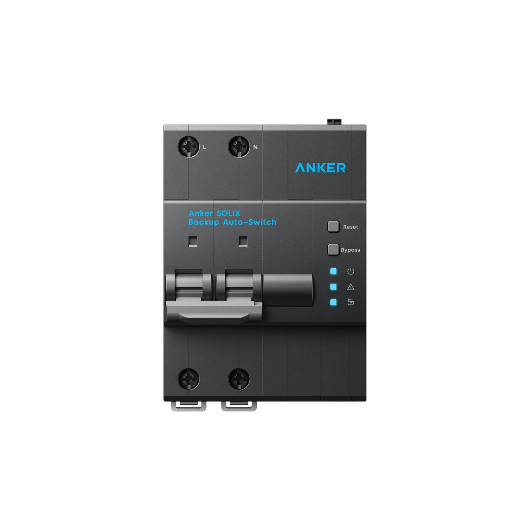 Anker SOLIX Backup Auto-Switch vooraanzicht op witte achtergrond