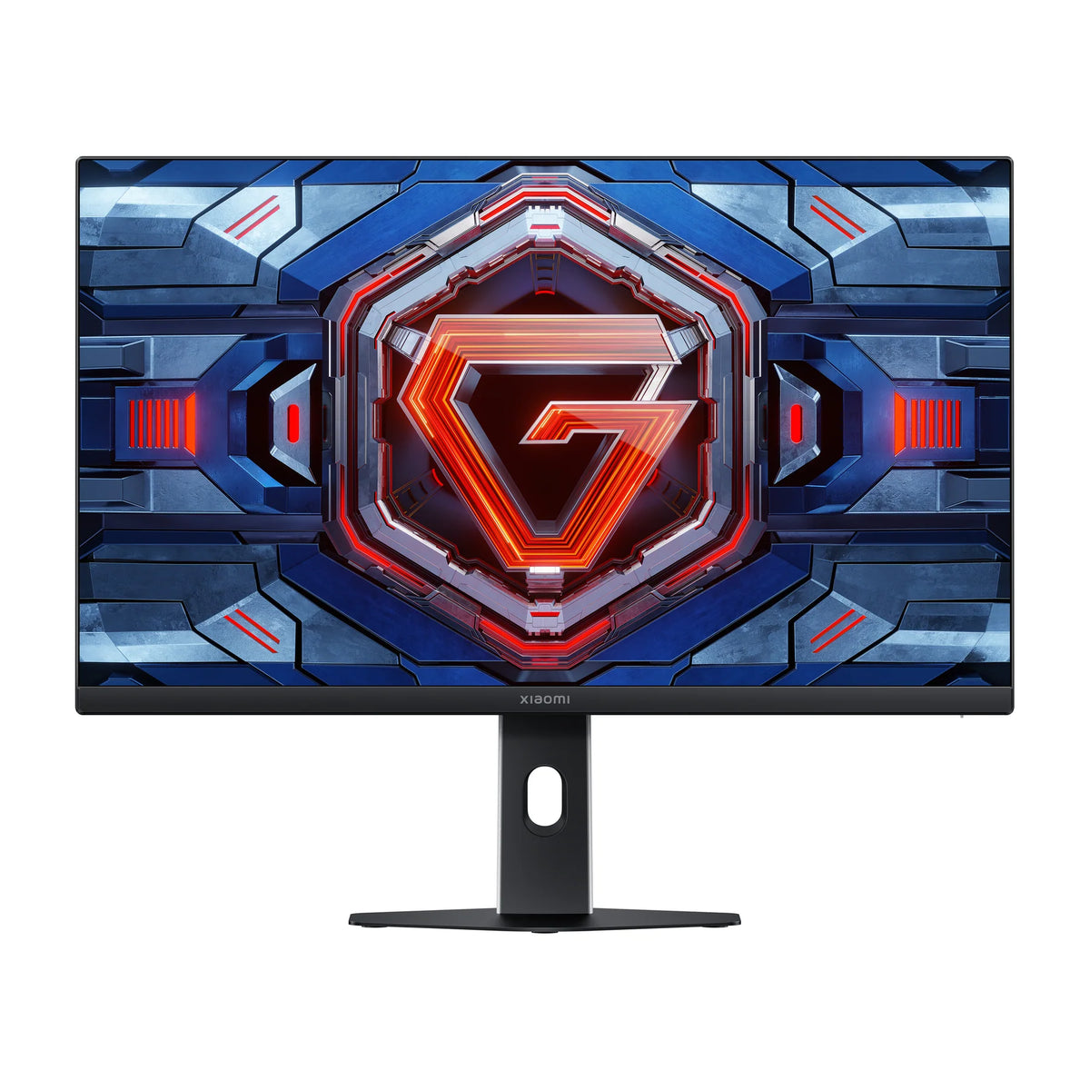 Xiaomi Gaming Monitor G25i 2026 recht van voren op een witte achtergrond