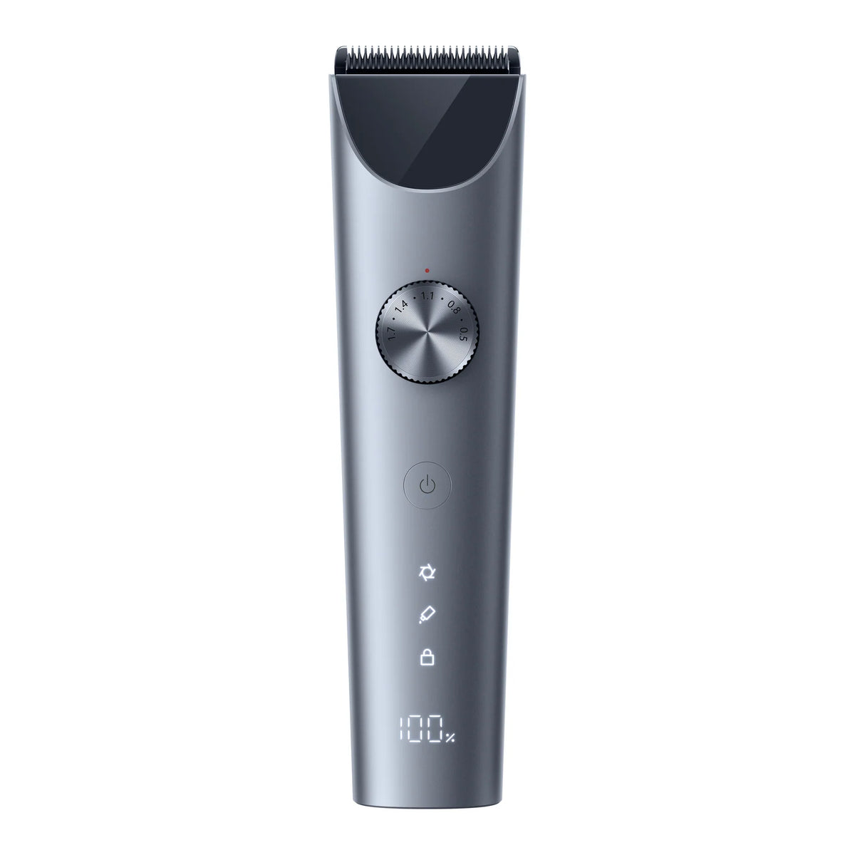 Xiaomi Hair Clipper 2 recht van voren met draaiknop en display
