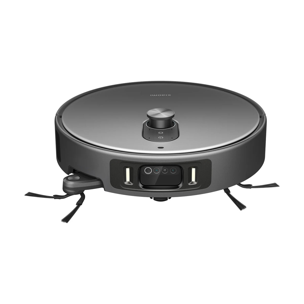 Xiaomi Robot Vacuum 6 Max los van het station, vooraanzicht met zijborstels
