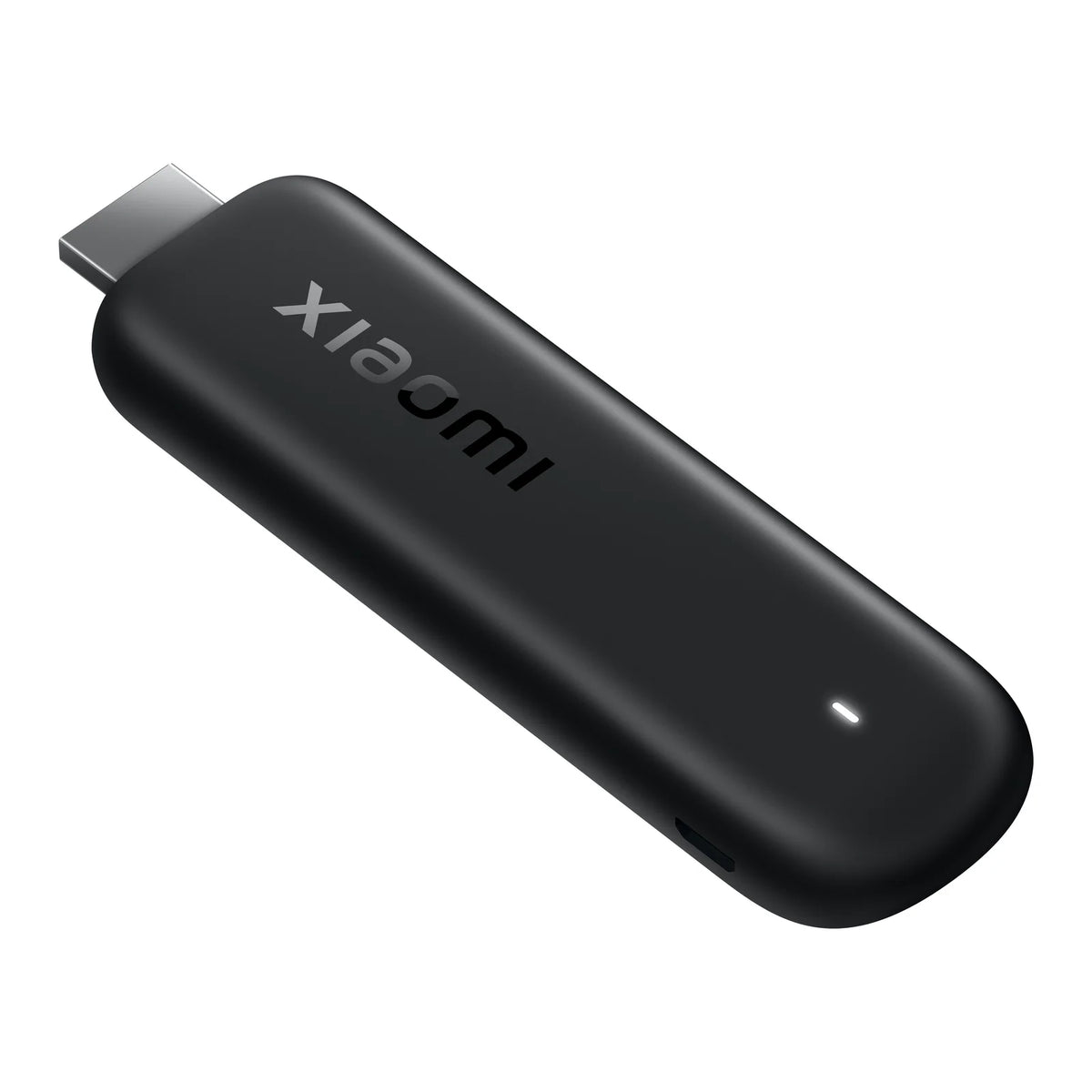De Xiaomi TV Stick HD (2nd Gen) schuin van boven, met de HDMI-stekker links