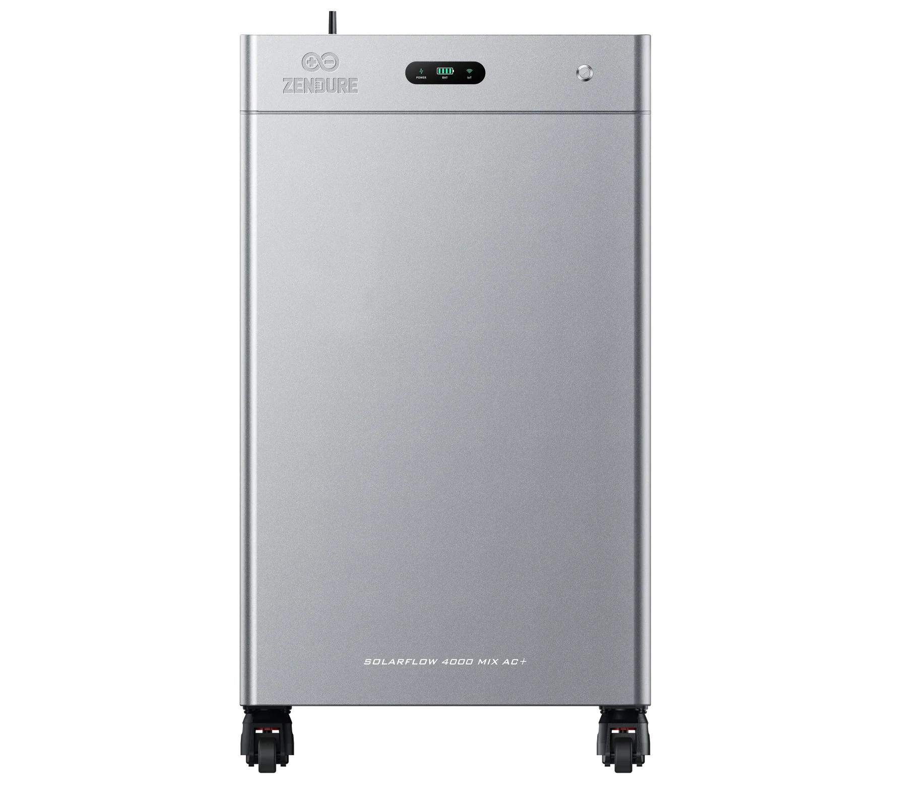 Vooraanzicht van de Zendure SolarFlow 4000 Mix AC+ op witte achtergrond