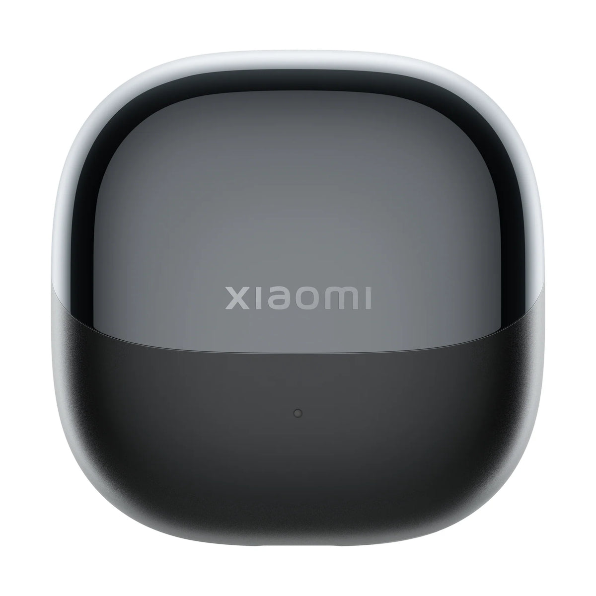Gesloten zwarte oplaadcase van de Xiaomi Buds 6