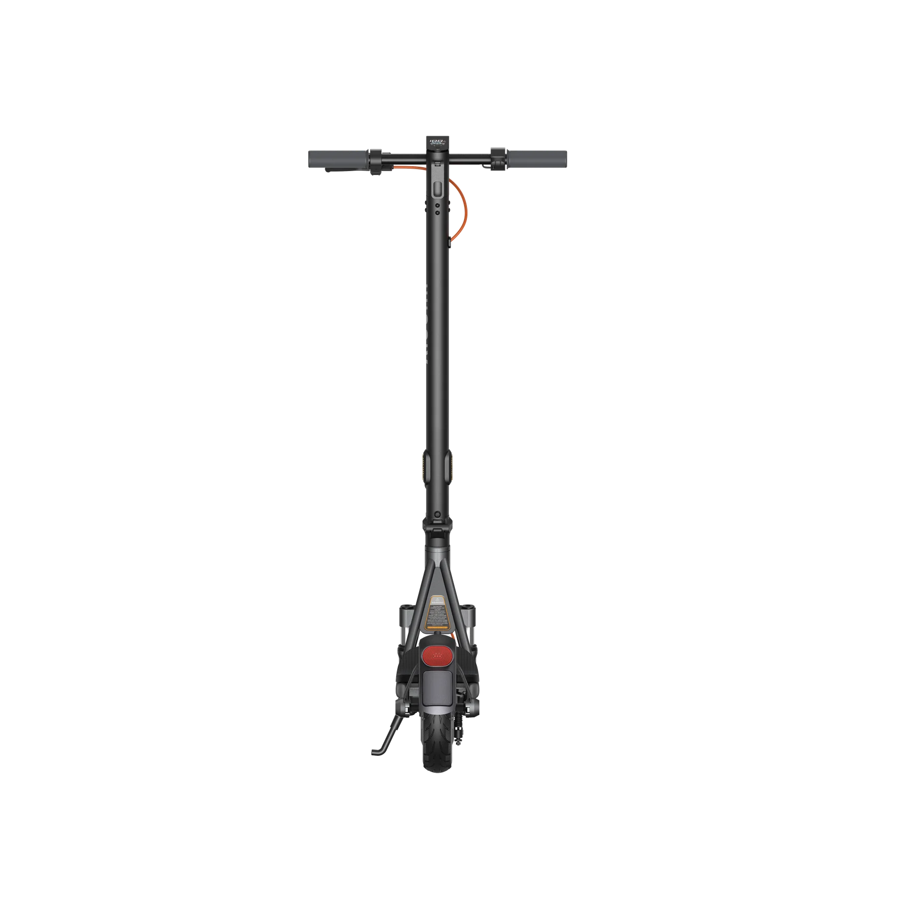 Achteraanzicht met remlicht van de Xiaomi Electric Scooter 6 Lite