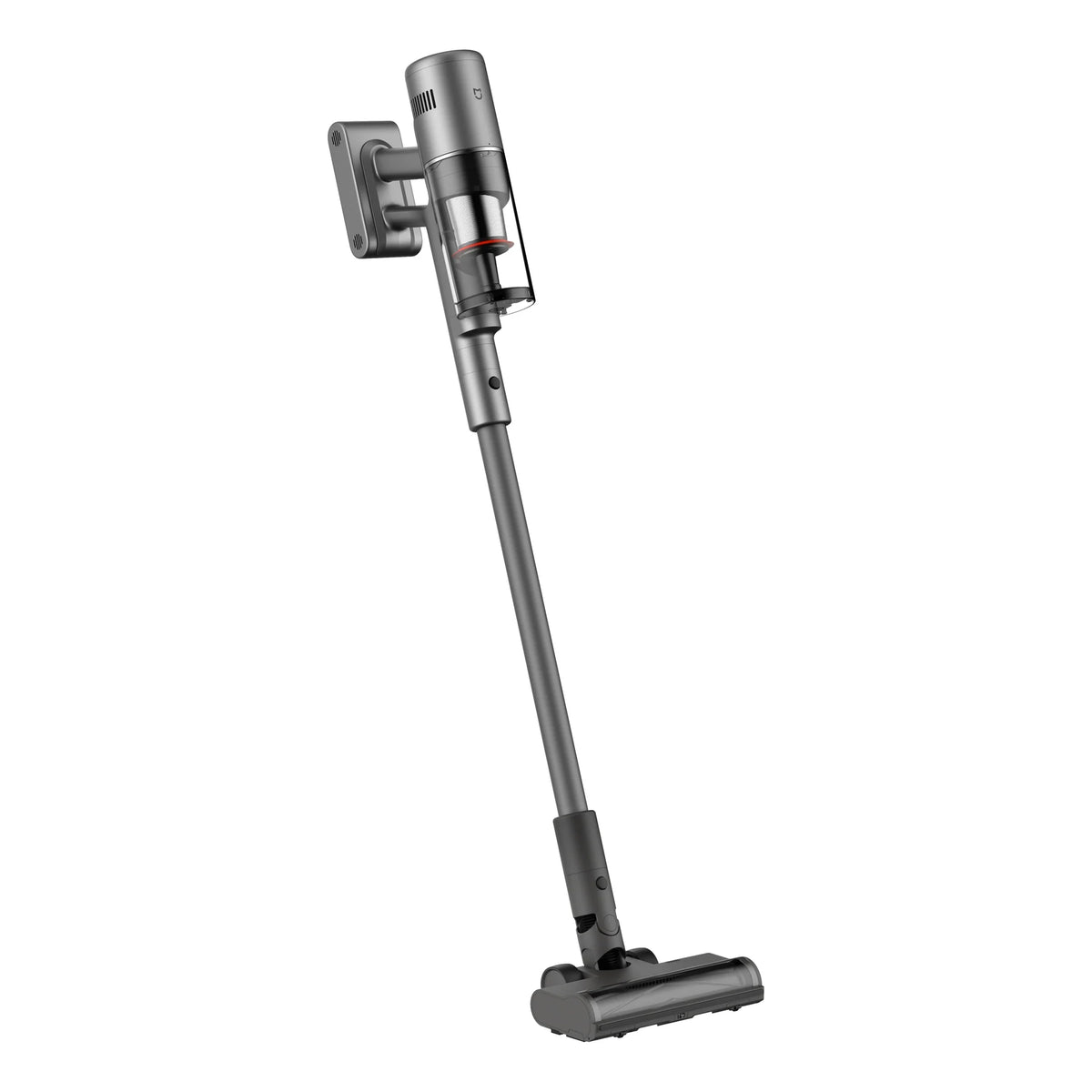 Xiaomi Mijia Vacuum Cleaner 4 Pro schuin van rechts op een witte achtergrond