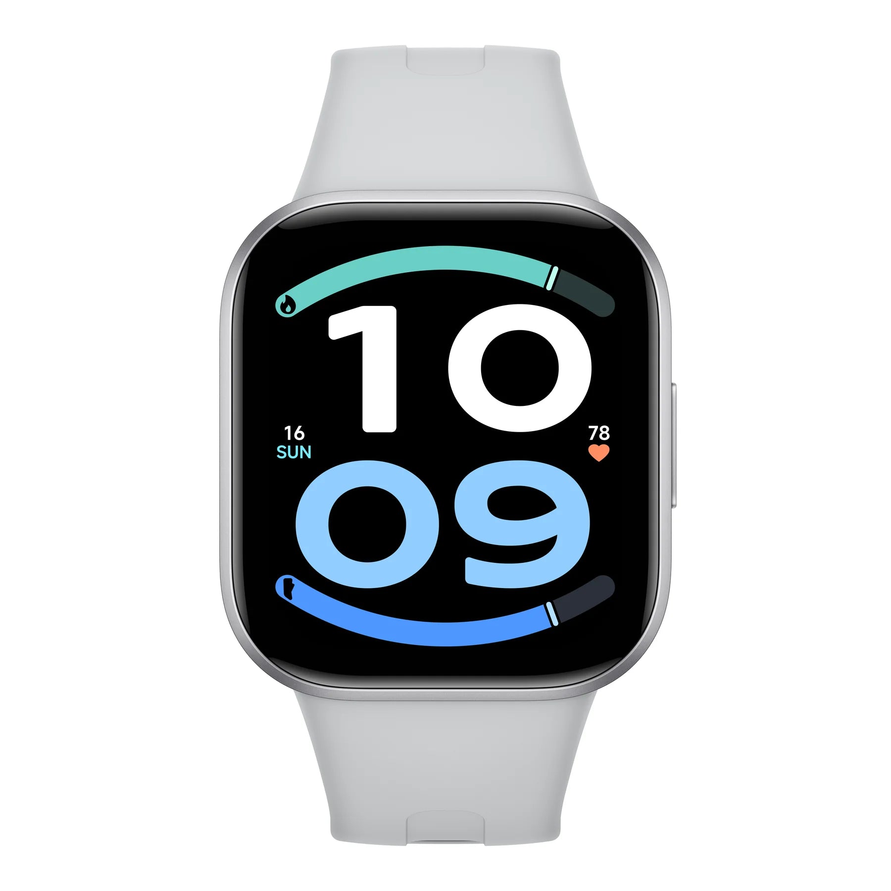 Xiaomi Redmi Watch 6 Active in Matte Silver recht van voren