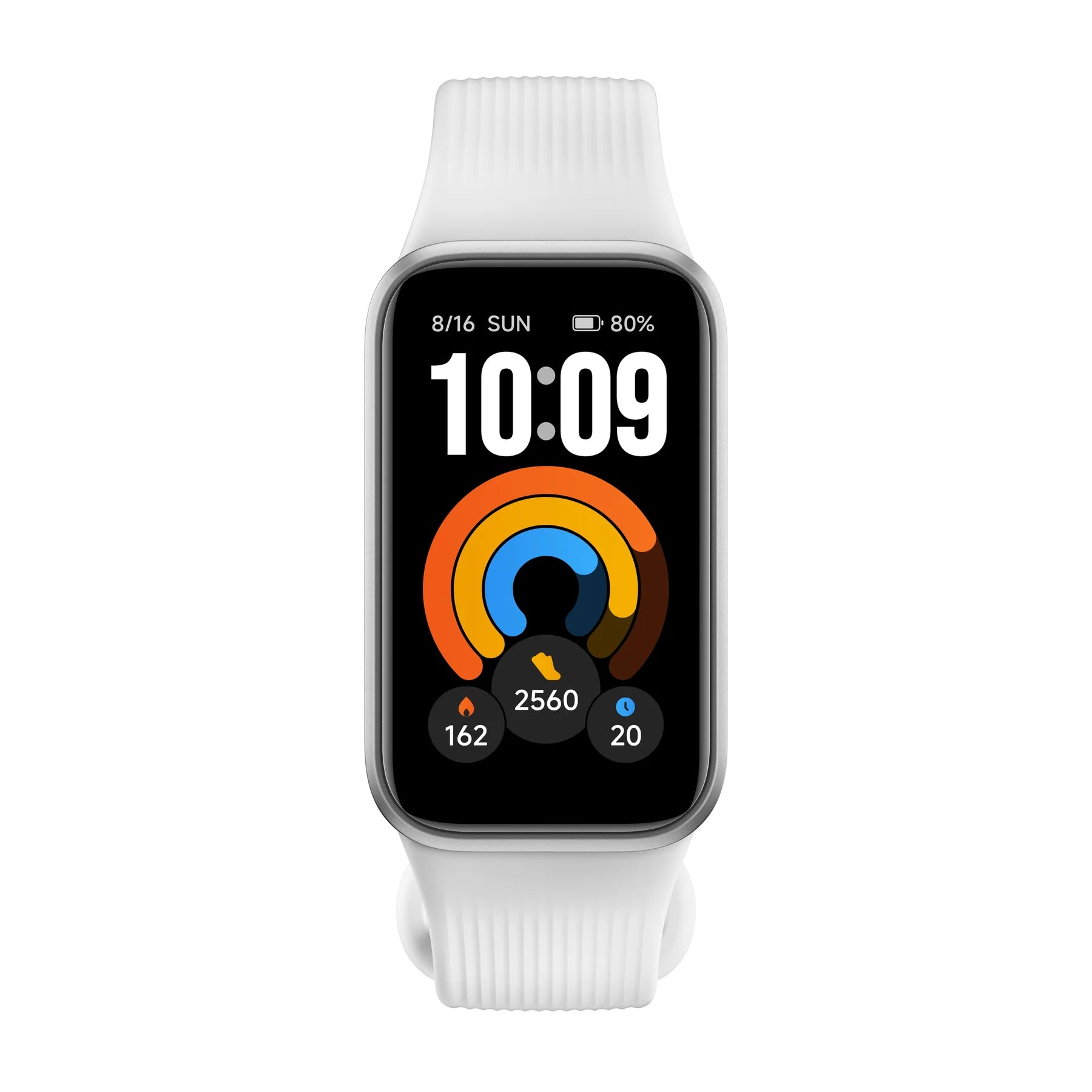 Xiaomi Smart Band 11 Active in het grijs recht van voren