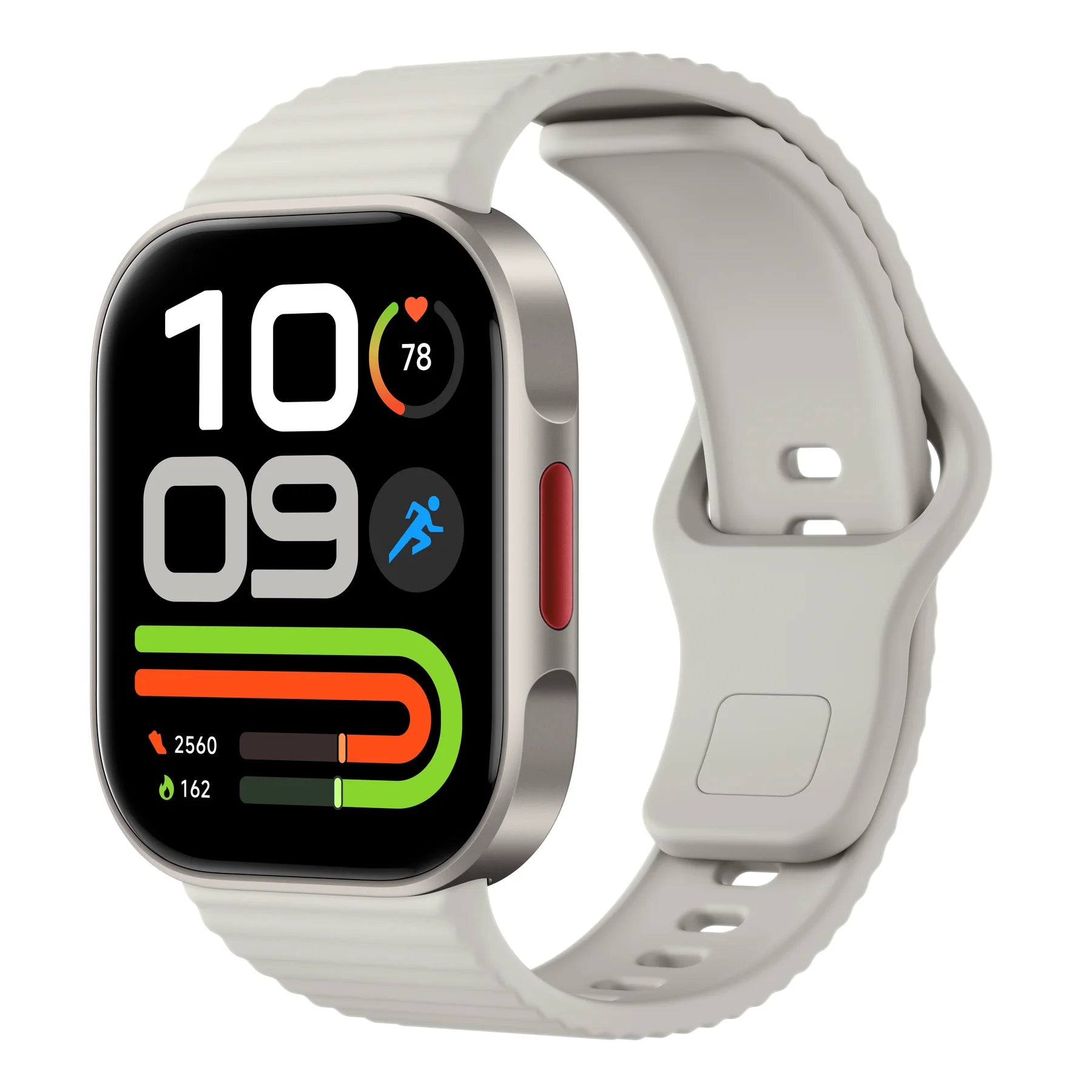 Xiaomi Redmi Watch 6 Lite in het zilver schuin van links