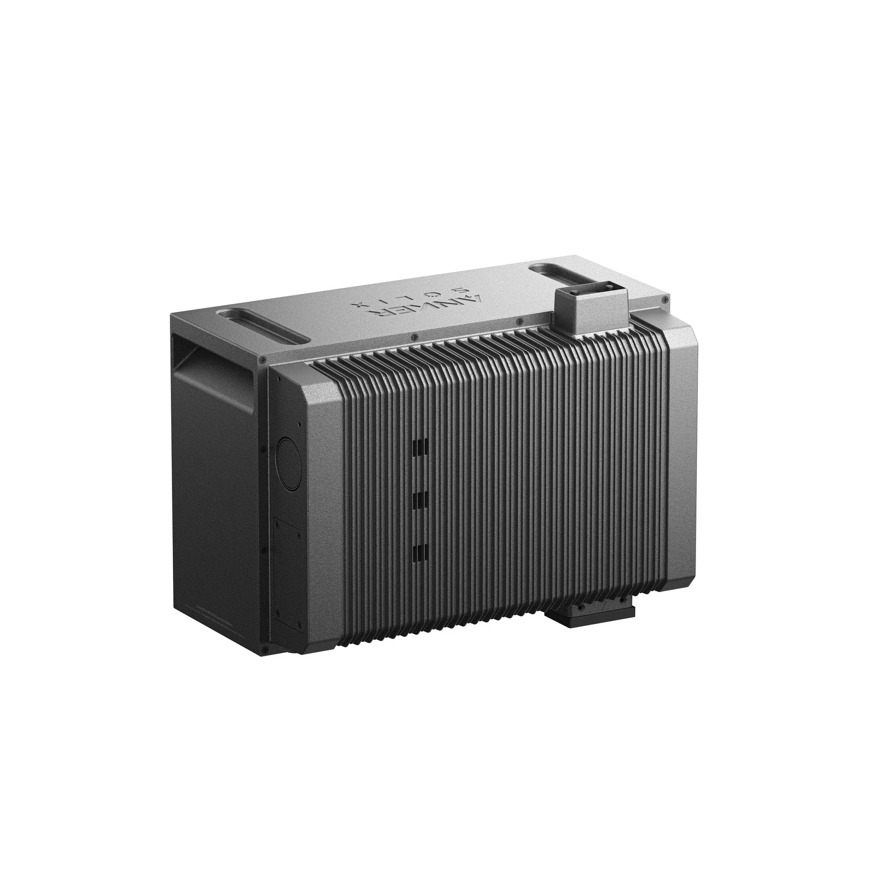 De geribbelde behuizing van de Anker SOLIX BP5000