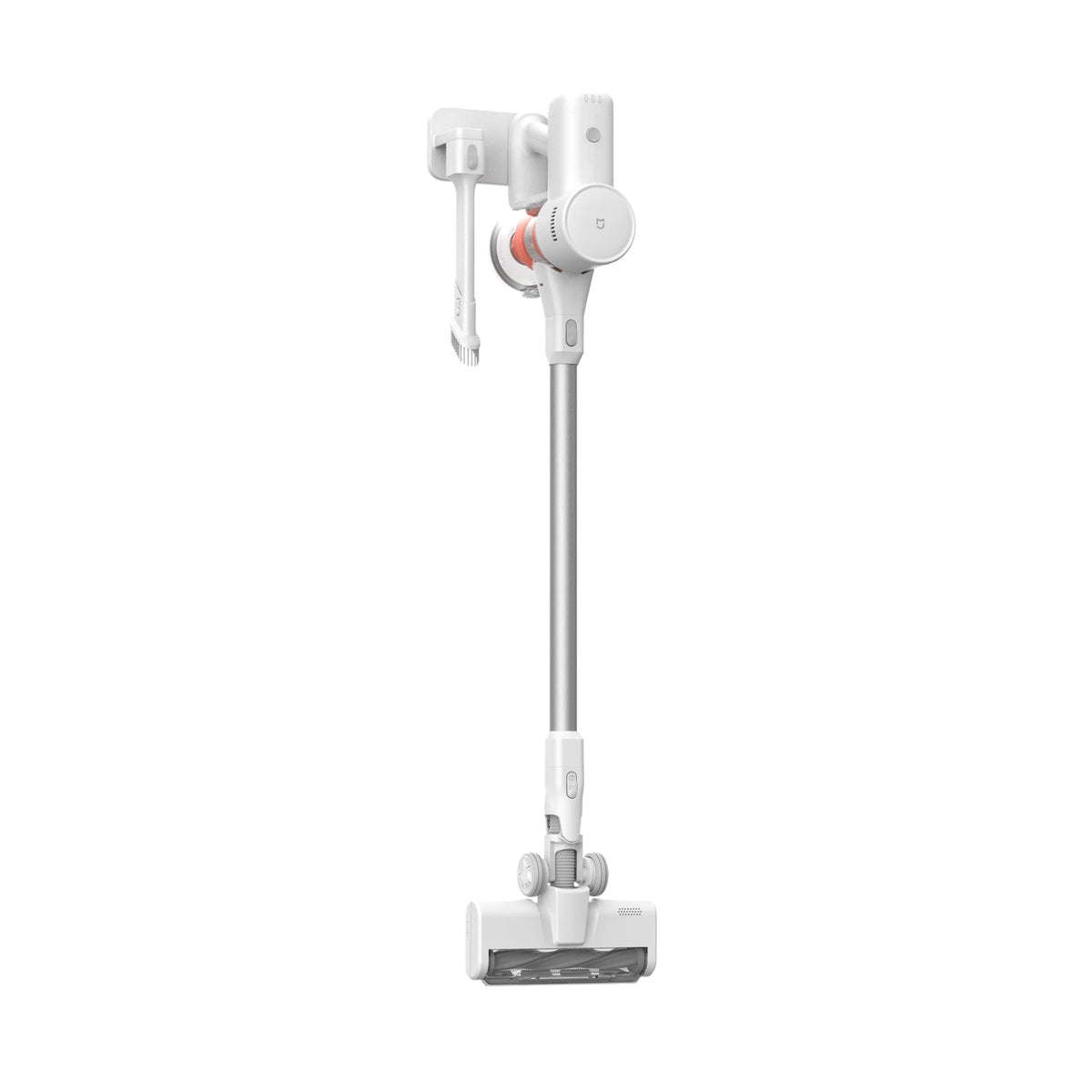 Xiaomi Mijia Vacuum Cleaner 4C van voren met de handstofzuiger bovenaan