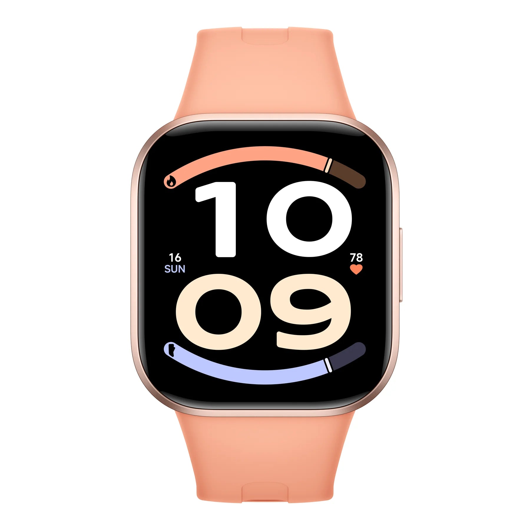 Xiaomi Redmi Watch 6 Active in Sunset Orange recht van voren