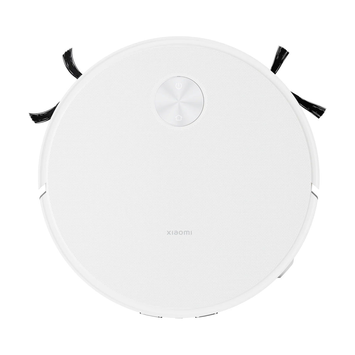 Bovenaanzicht van de Xiaomi Robot Vacuum 6 met de twee zijborstels