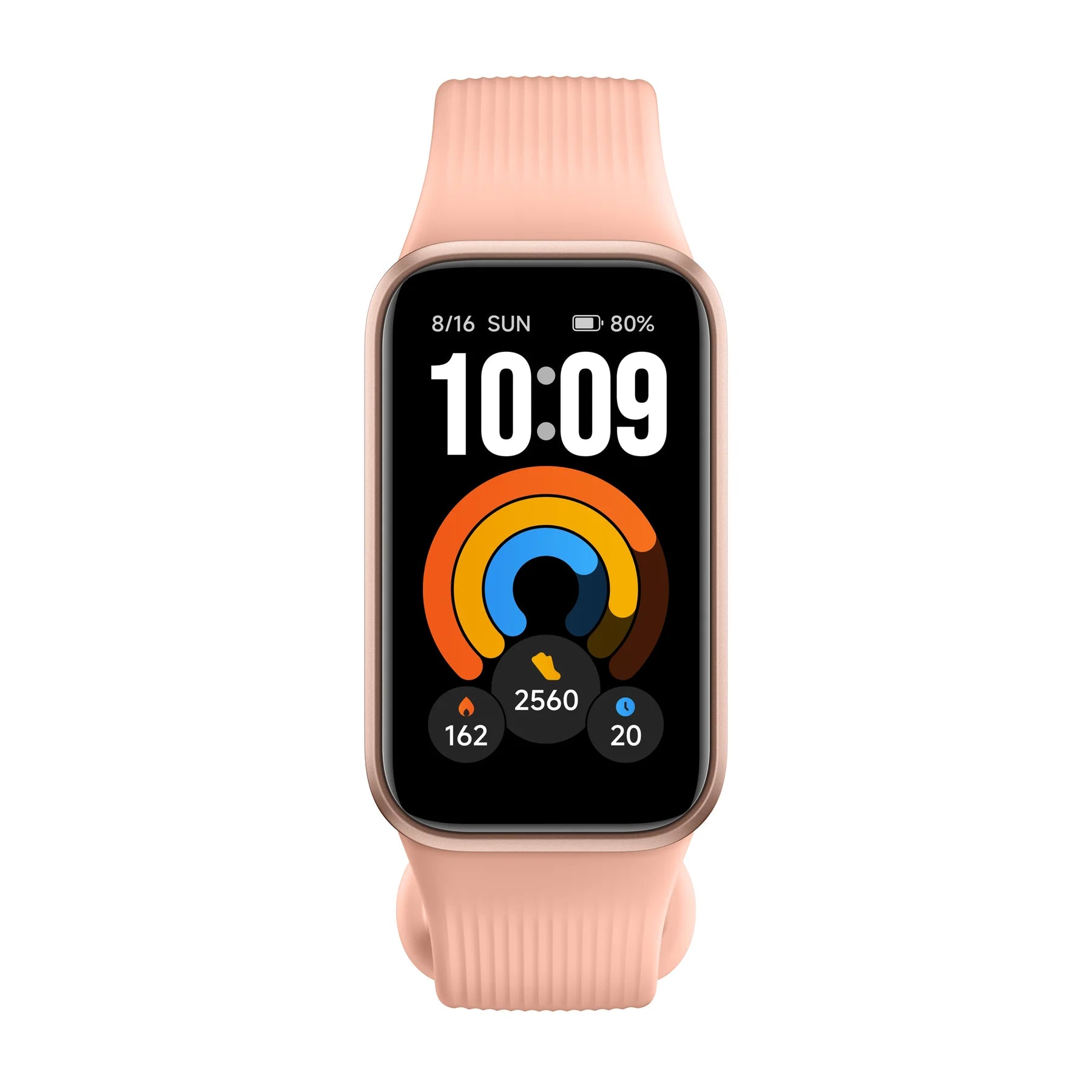 Xiaomi Smart Band 11 Active in Pomelo Pink recht van voren