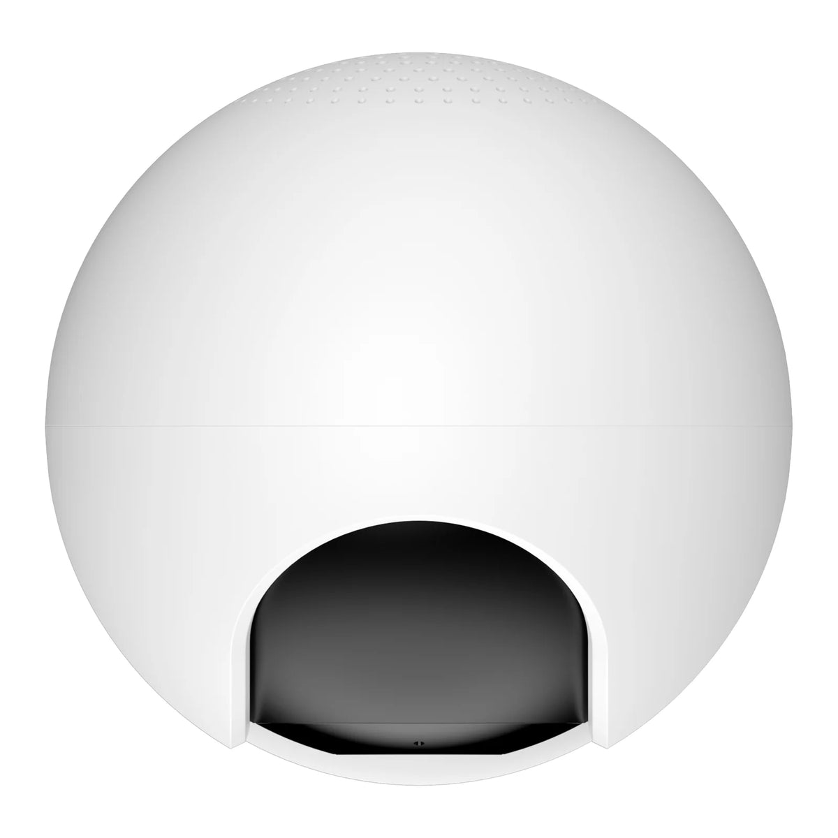 Bovenkant van de Xiaomi Smart Camera C401 met de lens in de onderste stand