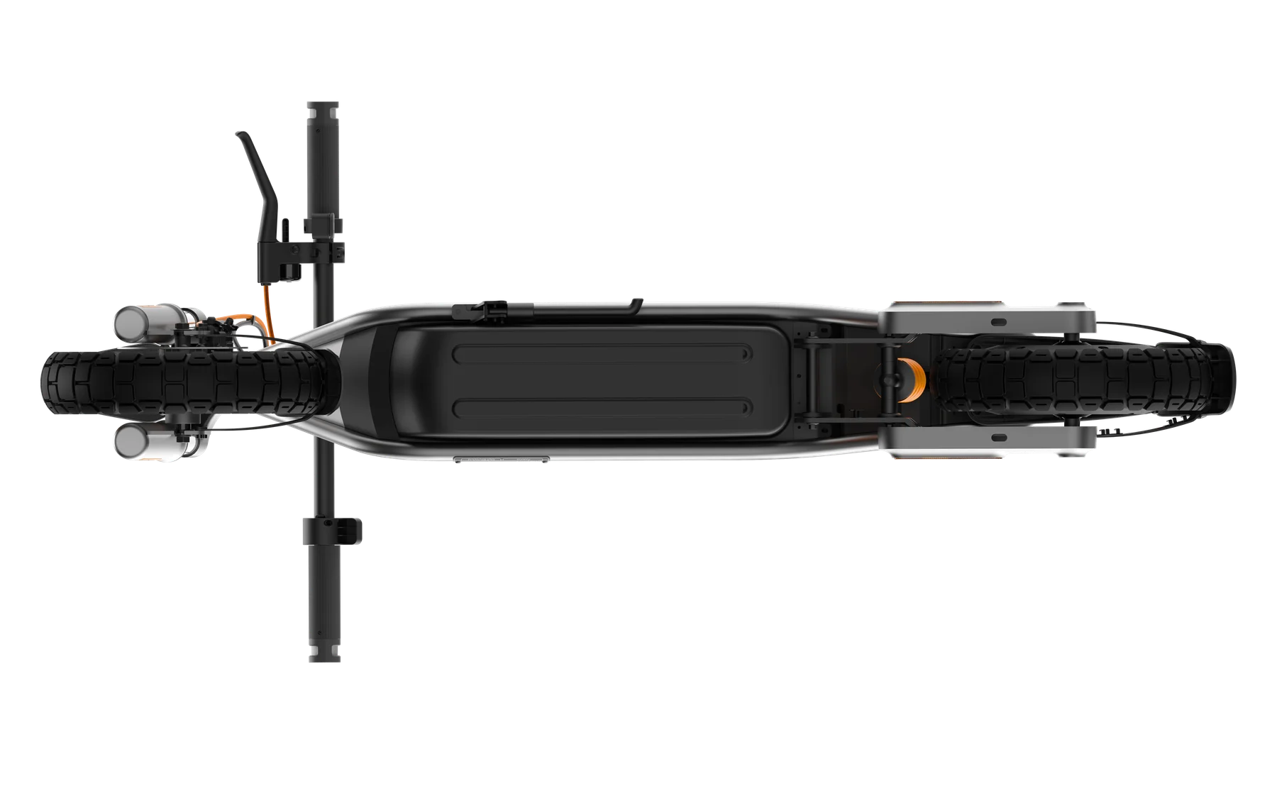 Xiaomi Electric Scooter 6 Pro van onderen met offroad chassis