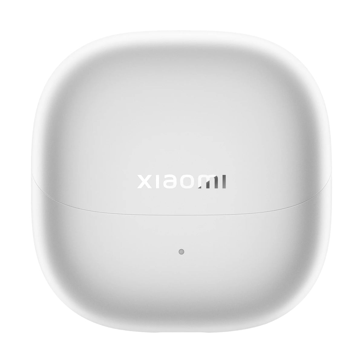 Witte oplaadcase van de Xiaomi Buds 6, gesloten
