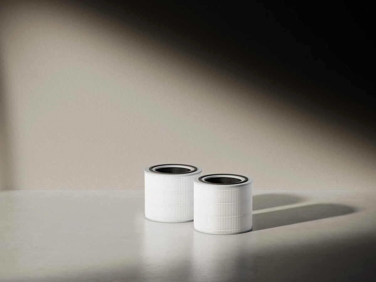 De twee filters van de Xiaomi Mijia Smart Air Purifier Max naast elkaar