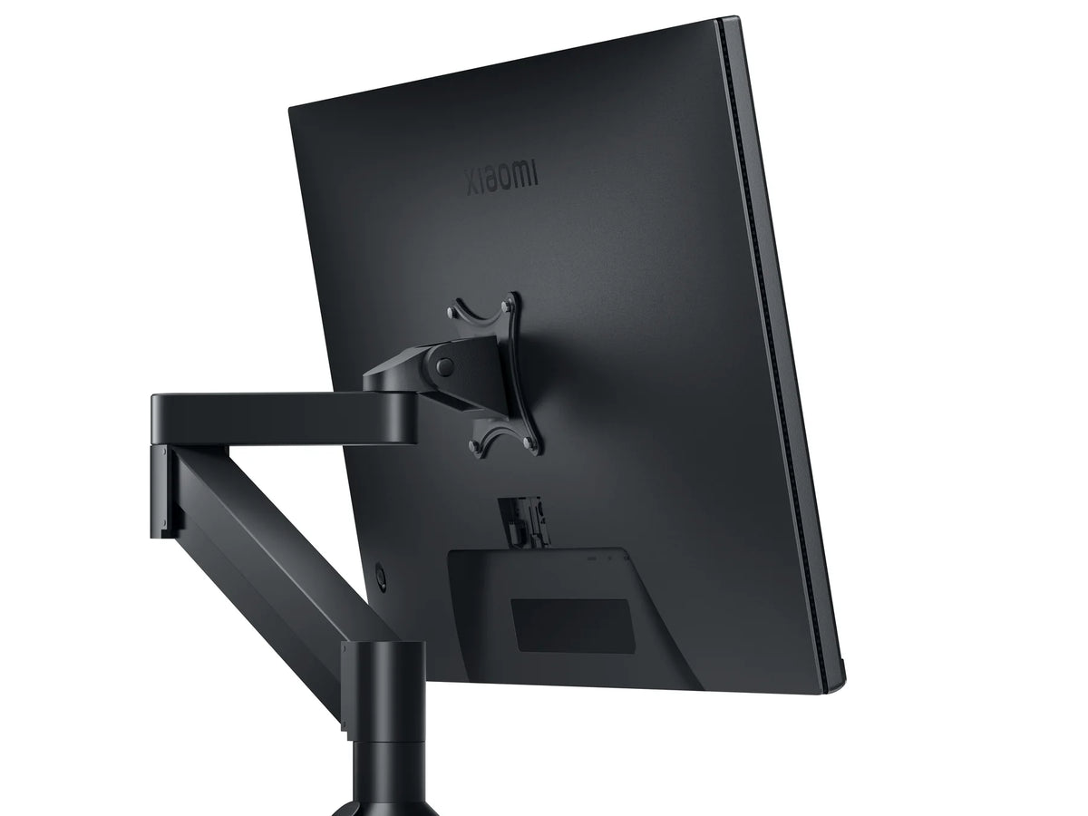 Xiaomi Monitor A27i 2026 aan een monitorarm via de VESA-bevestiging