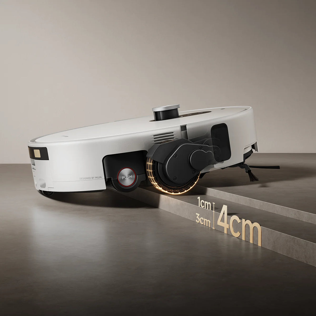 Xiaomi Robot Vacuum 6 Pro neemt een dubbele drempel van 3 en 1 cm
