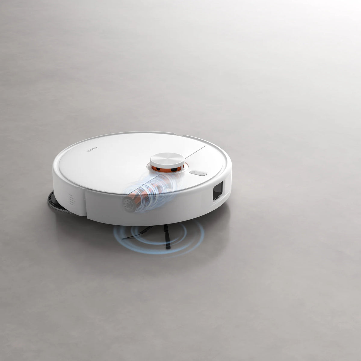 Xiaomi Robot Vacuum H50 met 10.000 Pa zuigkracht op een grijze vloer