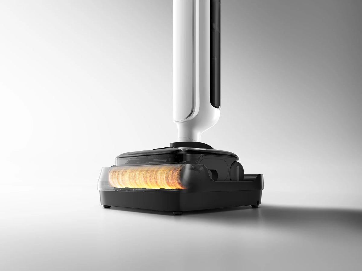 Station van de Xiaomi Truclean W30 Pro droogt de rol met hete lucht
