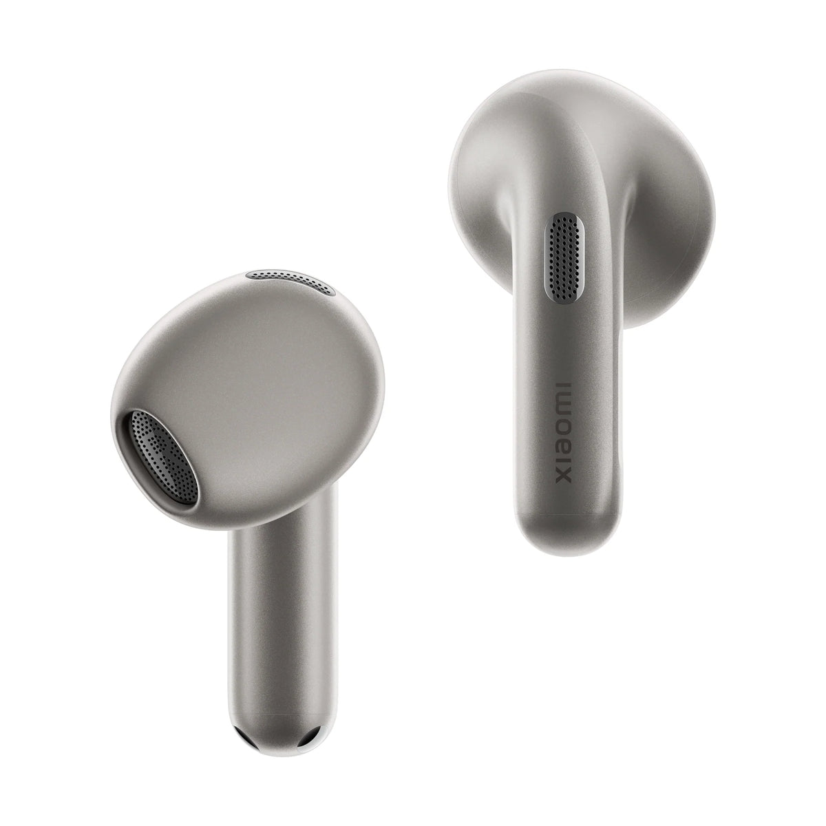 Grijze oordopjes van de Xiaomi Buds 6 als paar