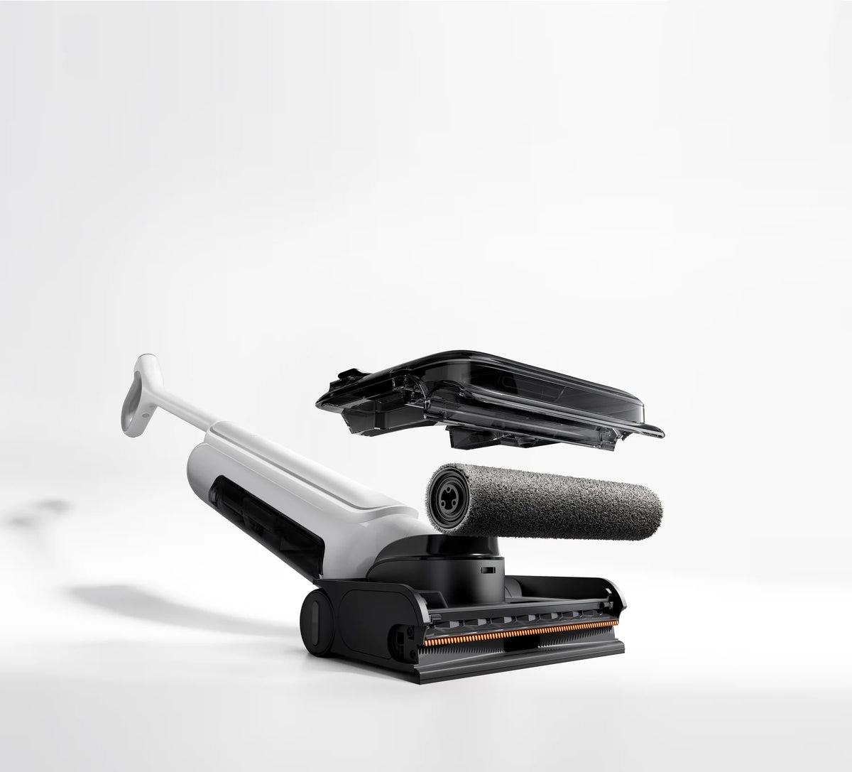 Losse onderdelen van de borstelkop van de Xiaomi Truclean W30 Pro