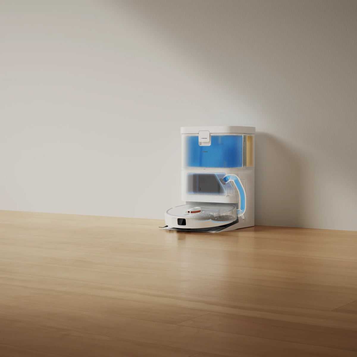 Schoonwatertank van 4 liter in het station van de Xiaomi Robot Vacuum H50