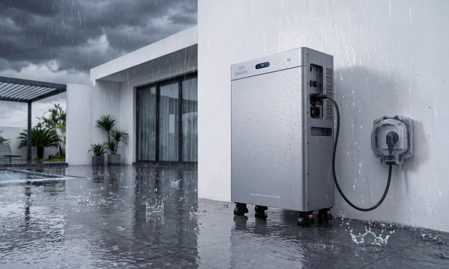 Zendure SolarFlow 3000 Mix AC+ is IP65 stof en waterbestendig