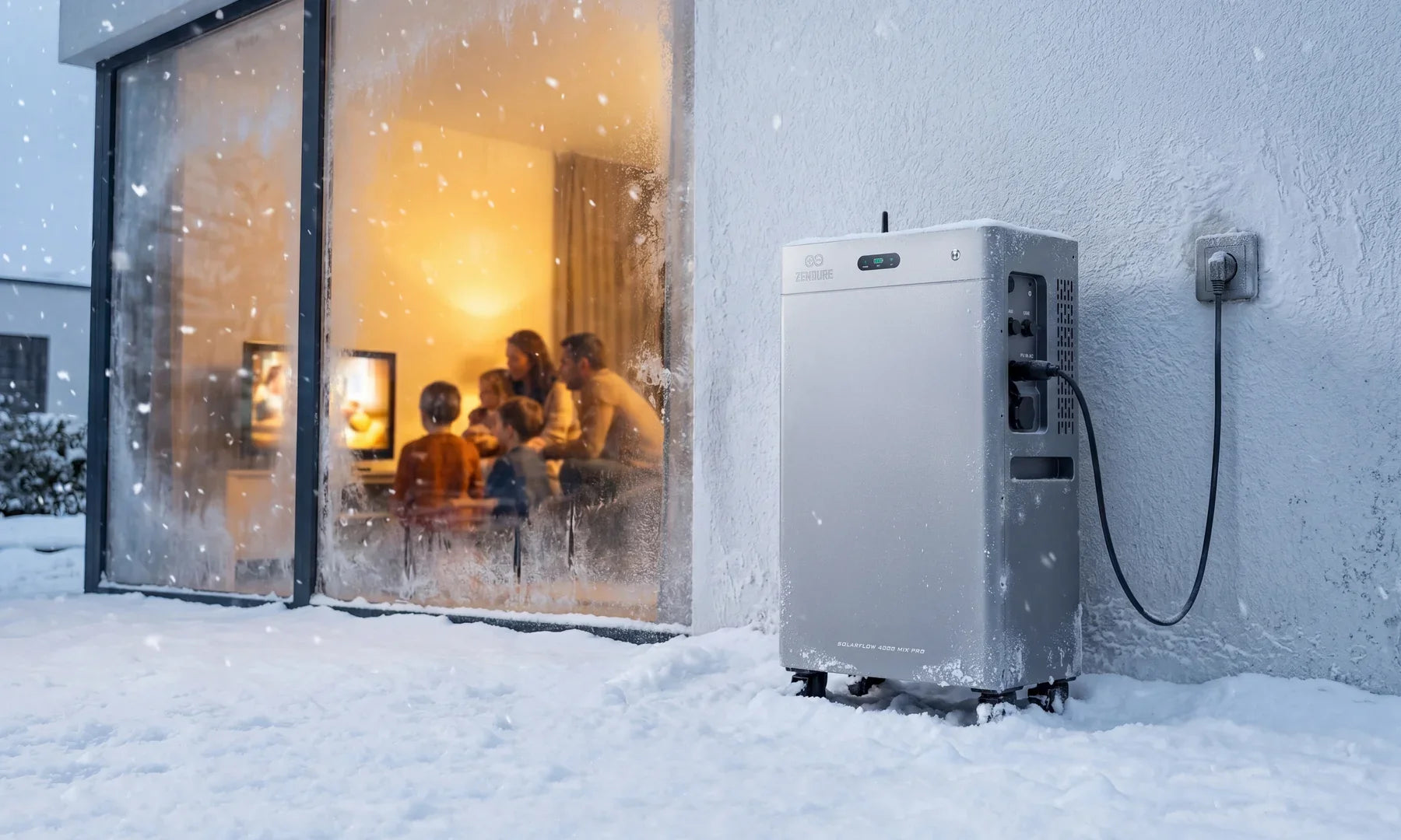 Werkt van min 20 tot 55 graden Celsius