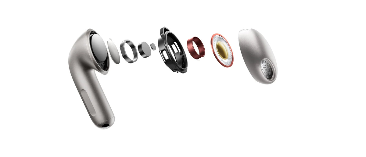 Opengewerkte opbouw van de 11 mm driver in de Xiaomi Buds 6