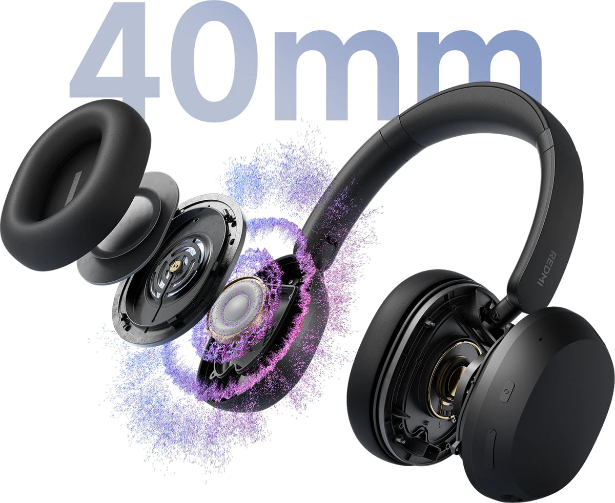 Opengewerkte 40 mm drivers van de Xiaomi Redmi Headphones Neo