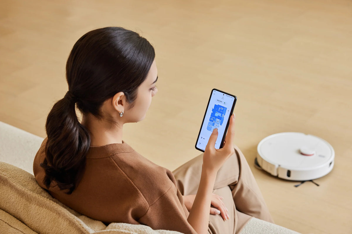 Xiaomi Robot Vacuum H50 bedienen met de Xiaomi Home-app vanaf de bank
