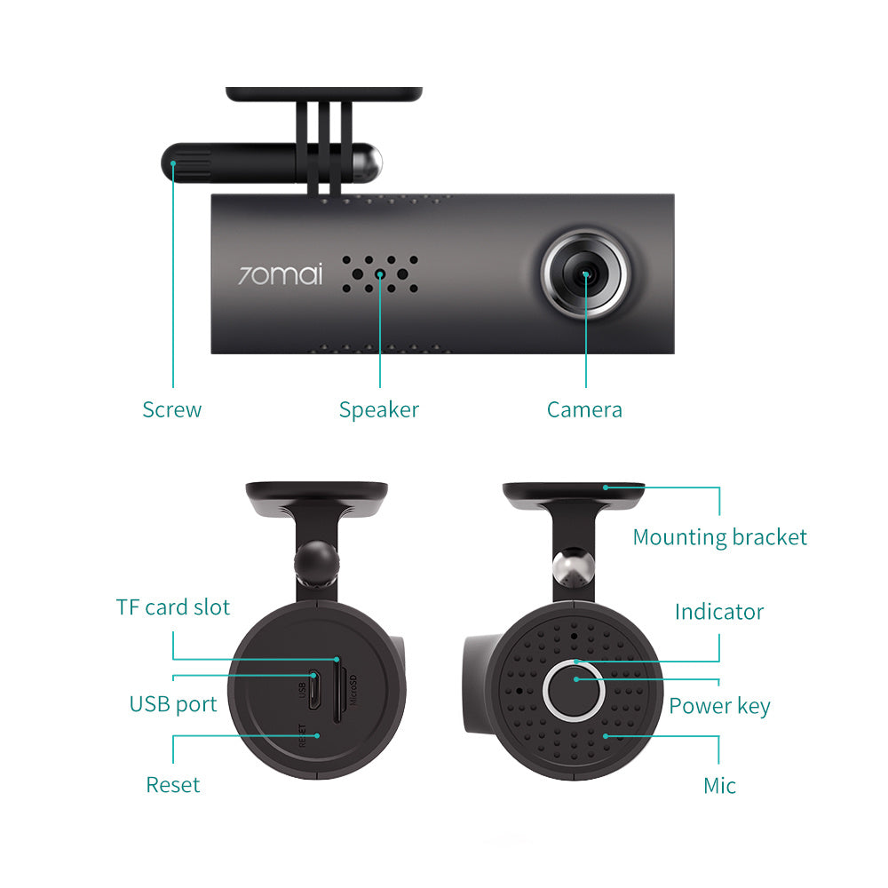 Xiaomi 70Mai 1S Dashcam European Version