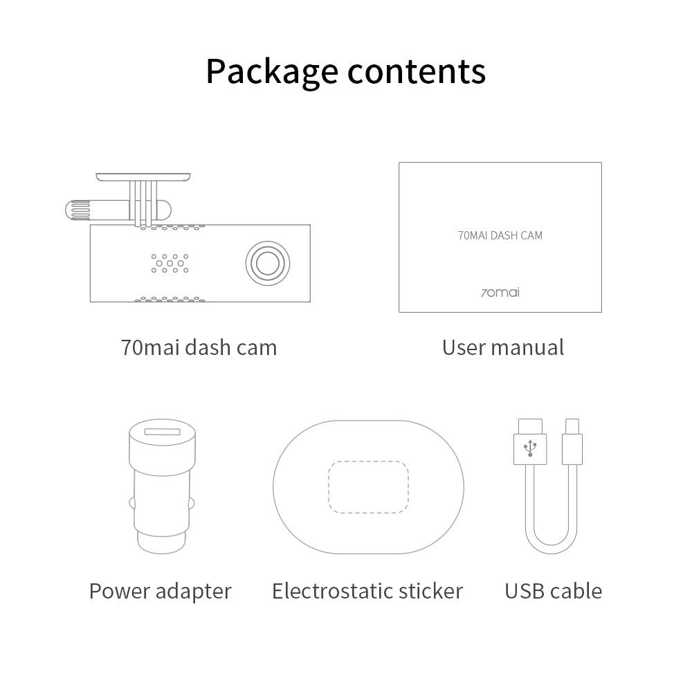 Xiaomi 70Mai 1S Dashcam European Version
