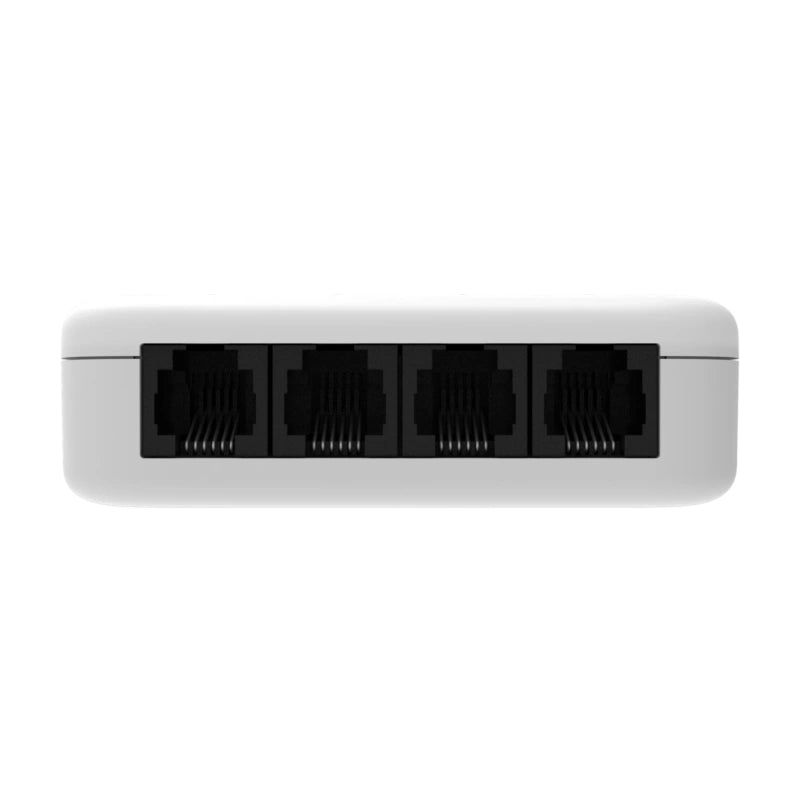 HomeWizard Actieve P1 Splitter vooraanzicht met vier P1 poorten