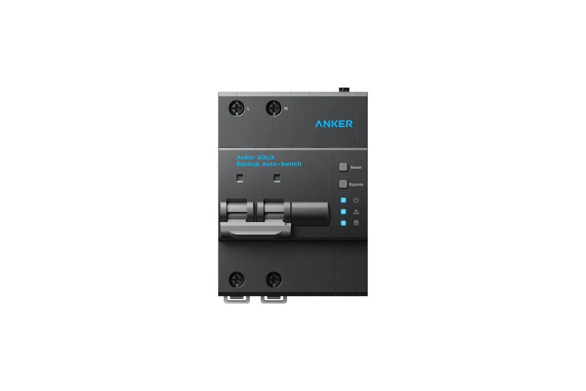 Anker SOLIX Backup Auto-Switch omschakelaar recht van voren