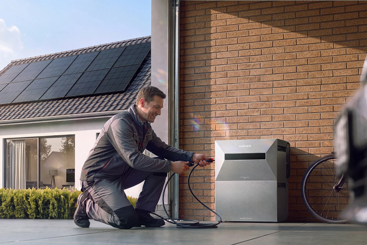 Plaatsing van de Anker SOLIX Solarbank Max Hybrid