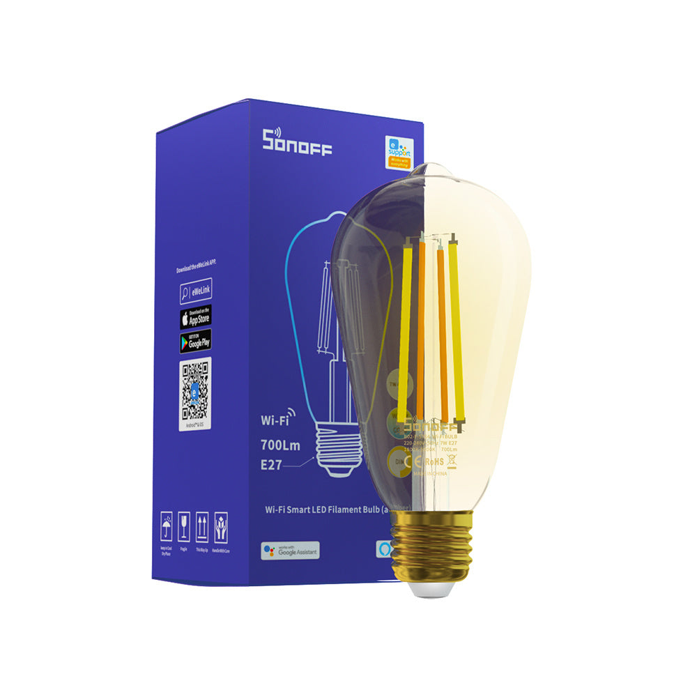 Sonoff Smart Wi-Fi LED Filament-Glühbirne