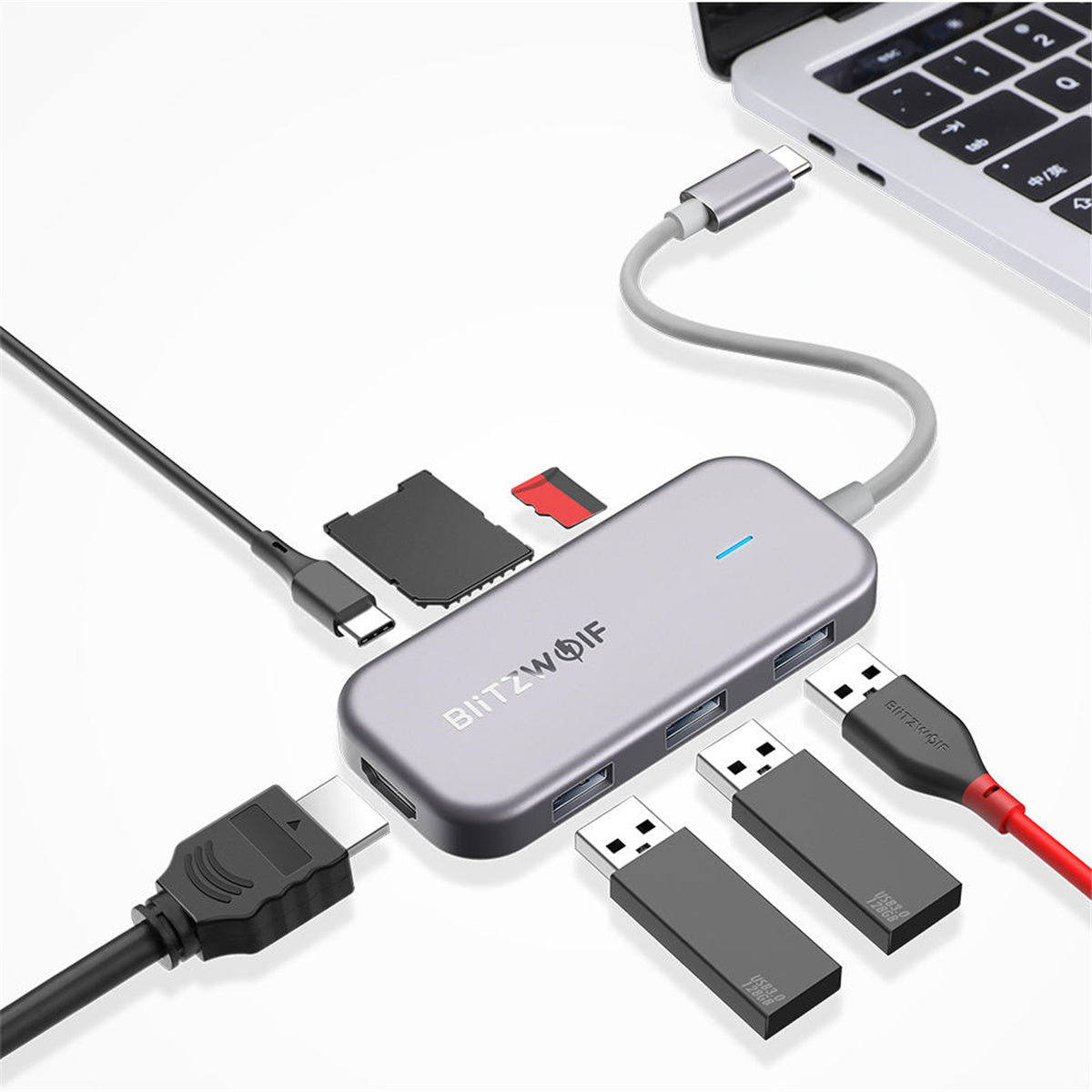 Hub USB-C BlitzWolf BW-TH5