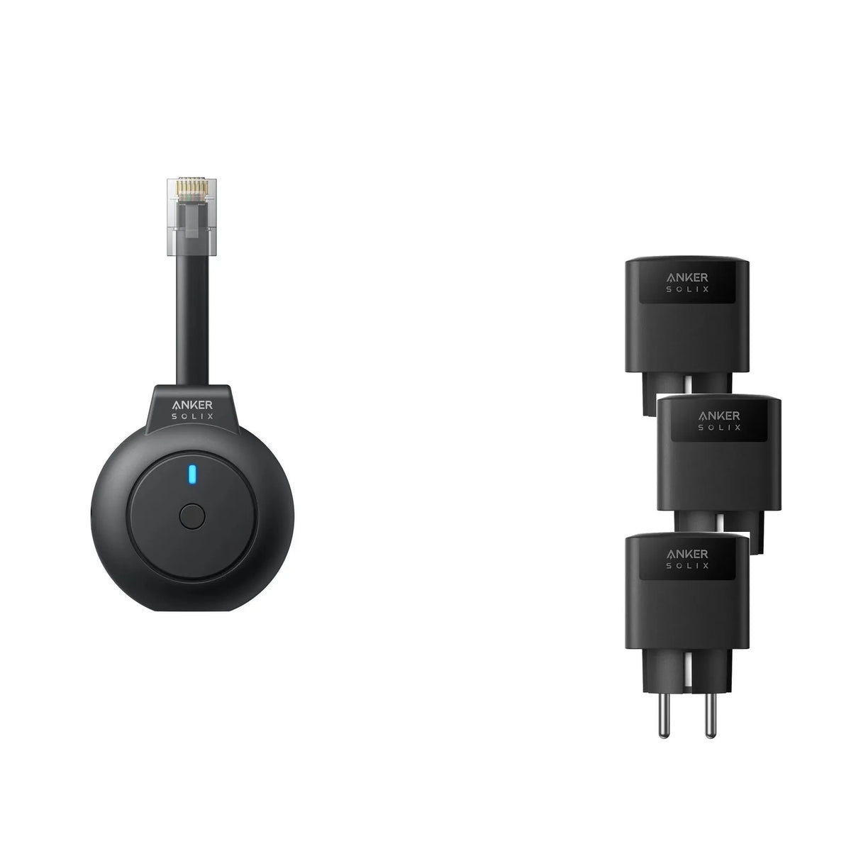 Cadeauset met de Anker SOLIX P1 Meter en drie Smart Plugs Gen 2