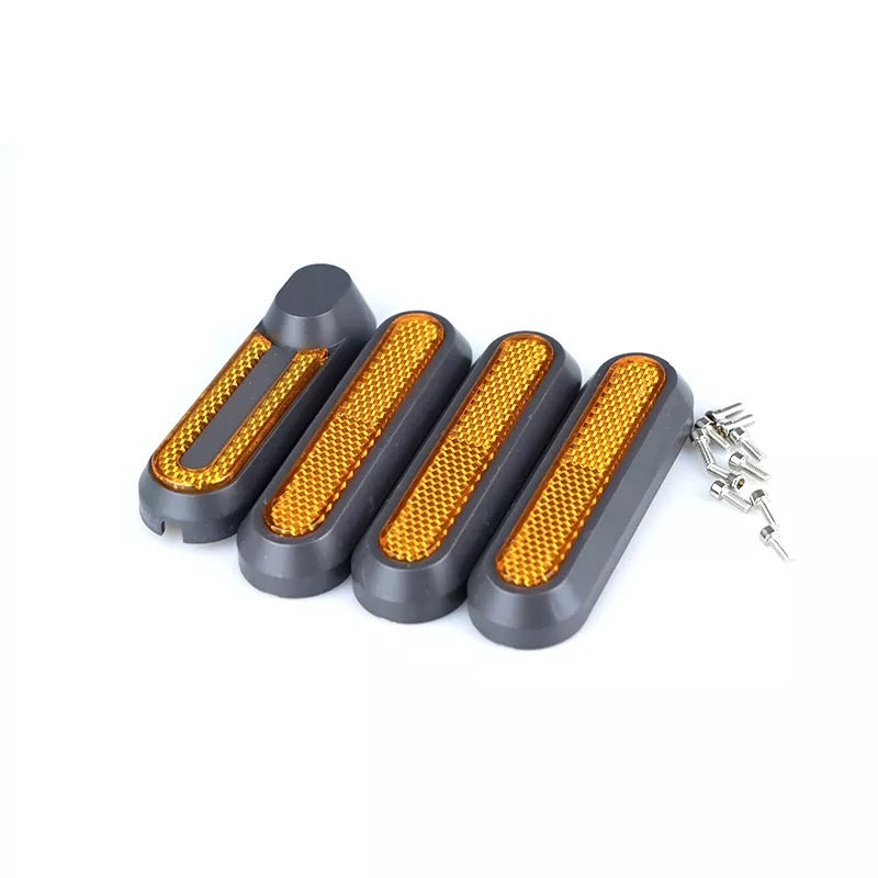 Reflector Covers Front and Rear for Xiaomi Gen 2 Mi 1s, Essential and Mi Pro 2 scooters (set of four)