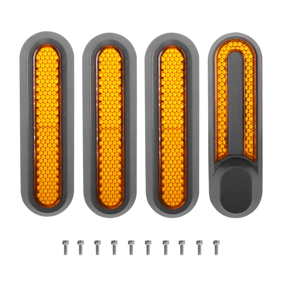 Reflector Covers Front and Rear for Xiaomi Gen 2 Mi 1s, Essential and Mi Pro 2 scooters (set of four)