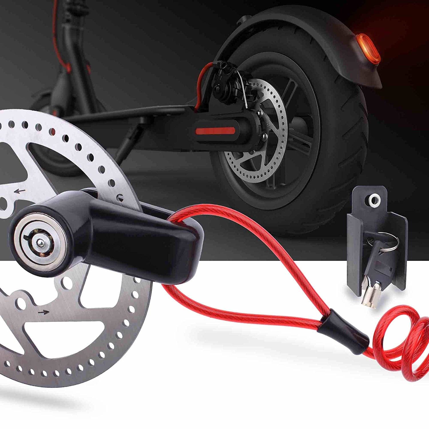 Bremsscheibenschloss für Xiaomi M365, M365 Pro, Essential, 1S und Pro 2 Scooter