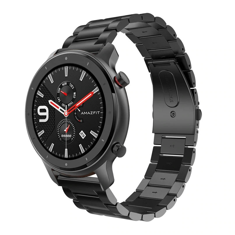 Metall-Gliederarmband für Huami Amazfit GTR / GTR 2 / Stratos / Stratos 3 22mm