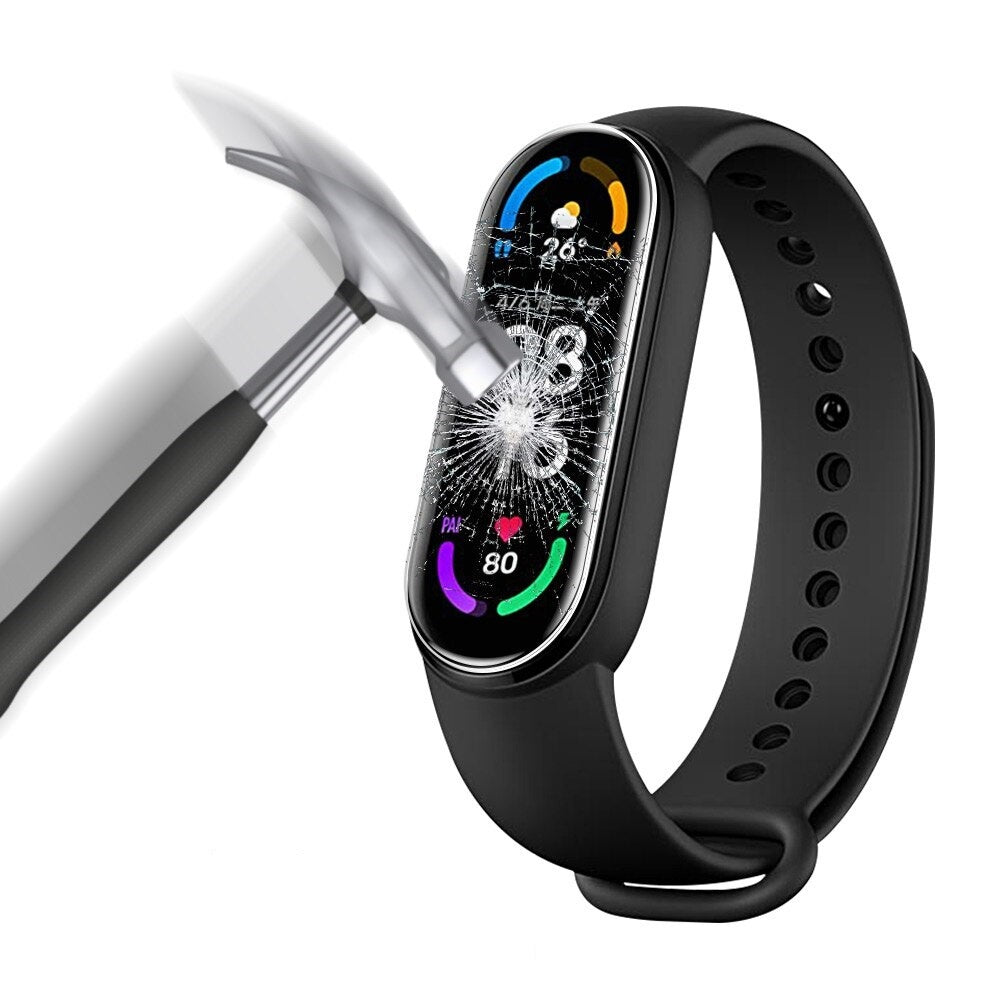 Protection d'écran à bords incurvés pour Xiaomi Mi Band 6 (lot de 2)