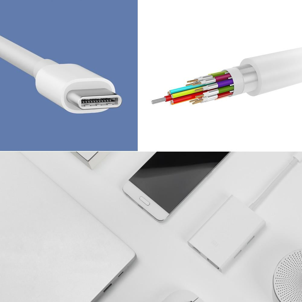 Xiaomi Mi USB-C auf VGA und Gigabit Ethernet Multi-Adapter