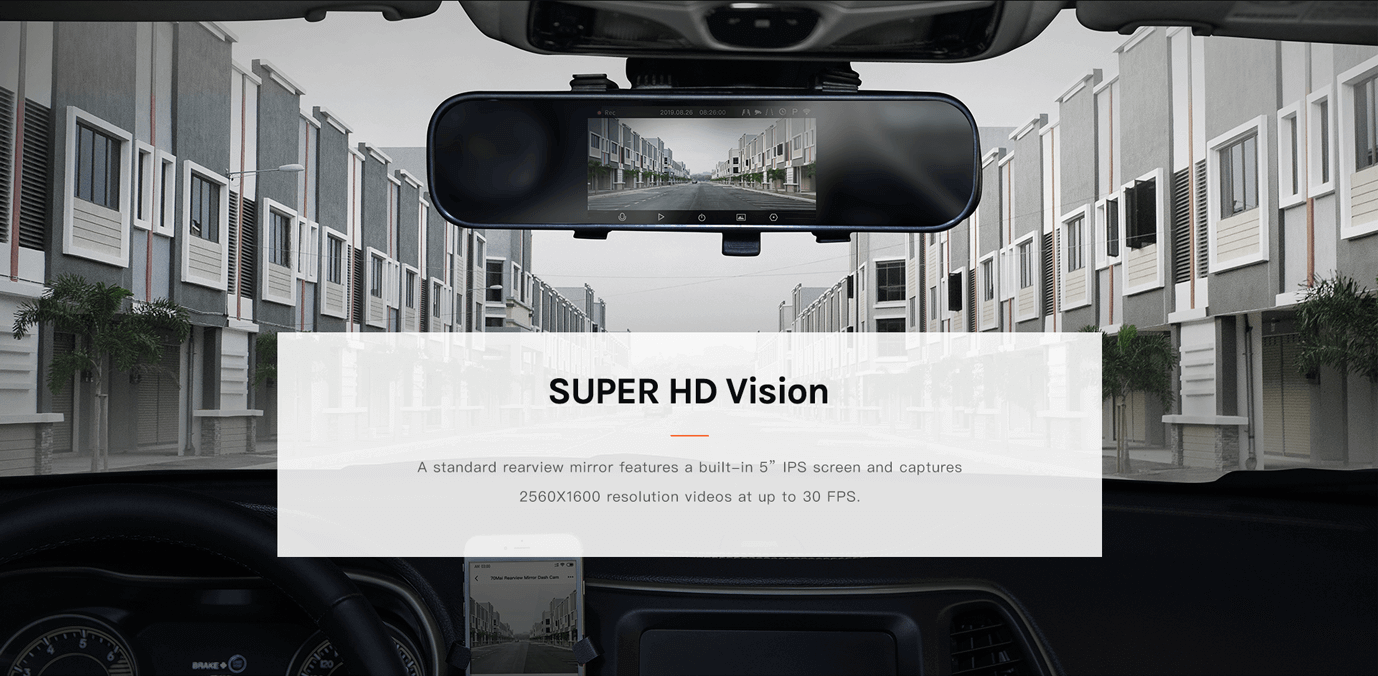 Xiaomi 70mai Rückspiegel-Dashcam