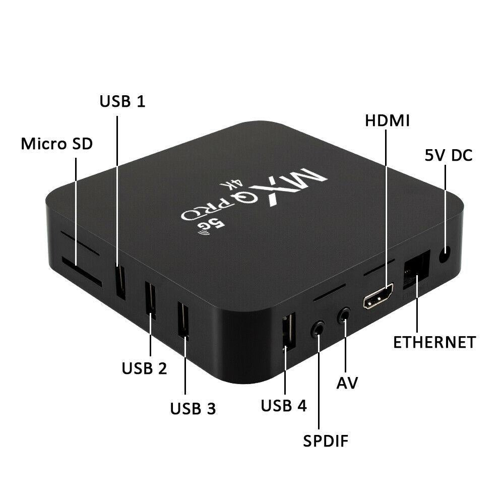 MXQ Pro 5G TV Box